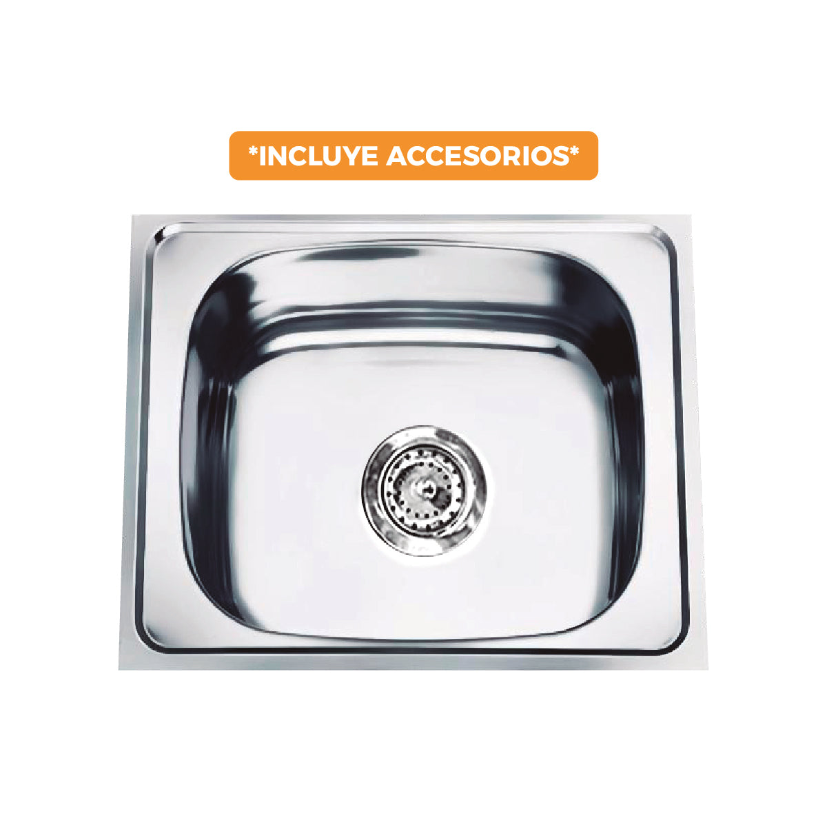 Lavadero Stainless Pesado Ft - 50X40 - Fratelli - (Nuevo)