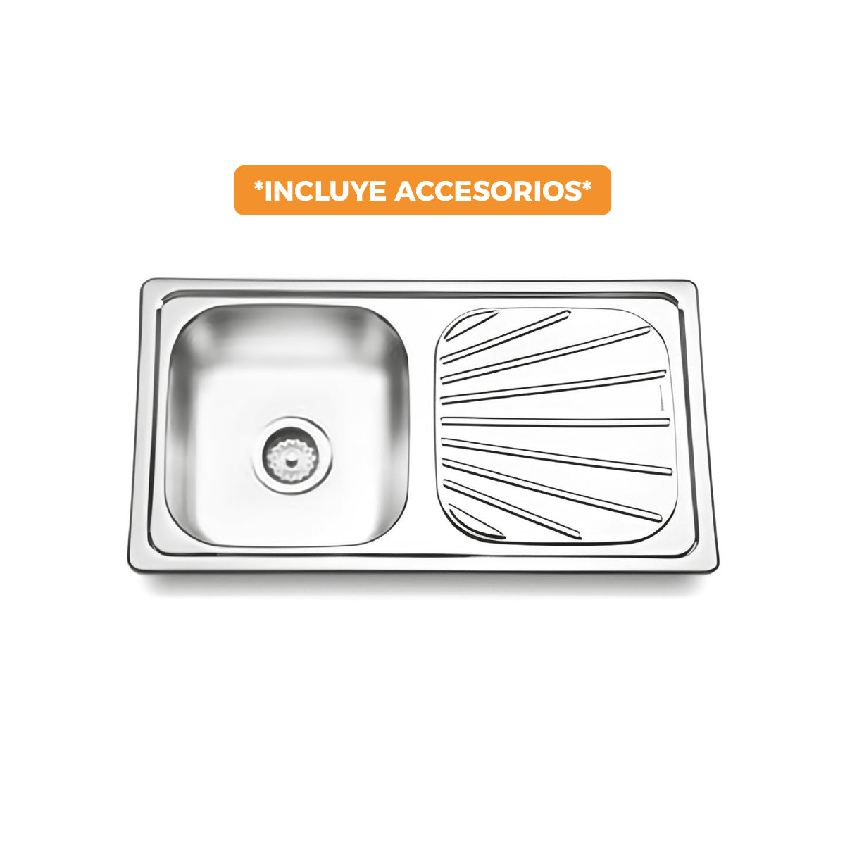 Lavadero Stainless Ft - 75X40 - Fratelli - (Nuevo)