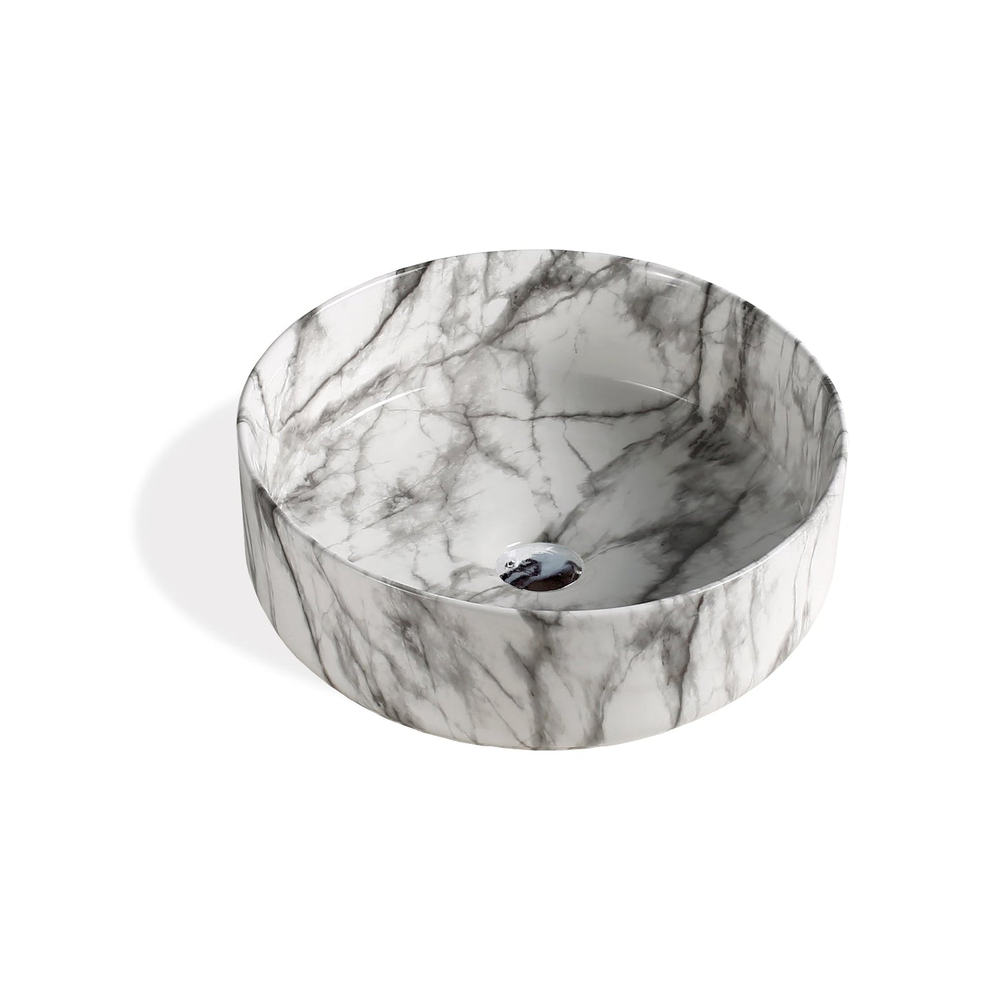 Cuenco Loza (223) Mod.Circular Marmol Blanco 36X36X12 Fratelli 2021