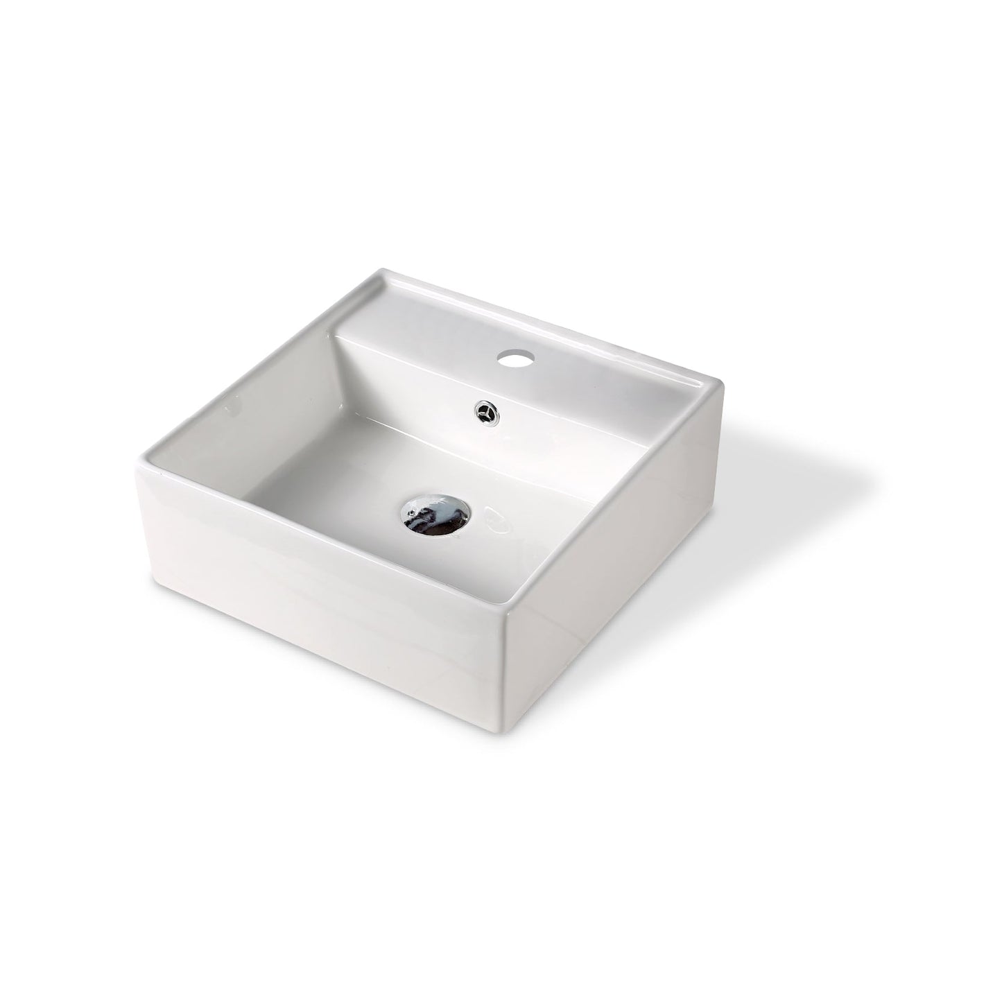 Cuenco Loza (P005A) Mod. Cuadrado Blanco 41X41X15 Fratelli
