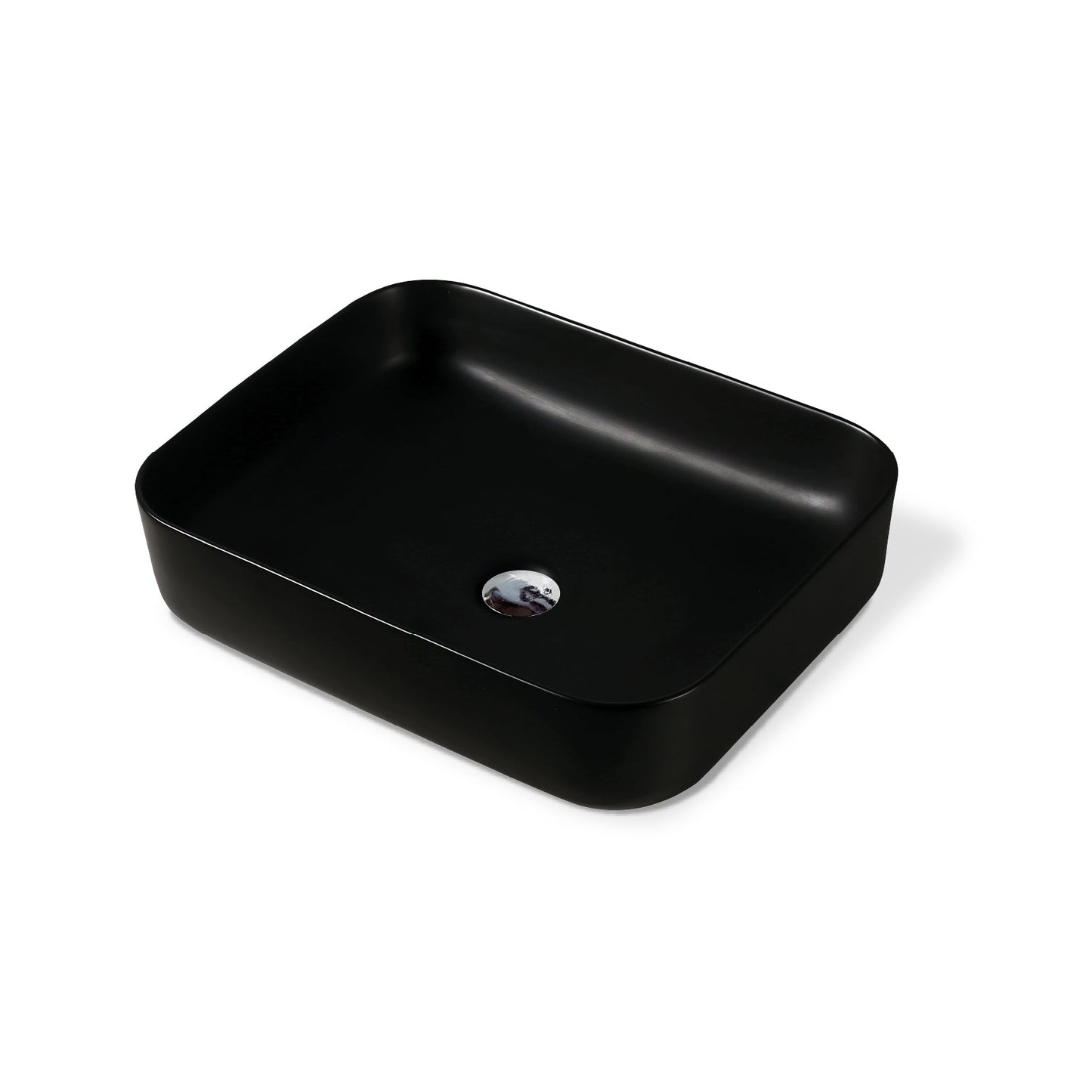 Cuenco Loza (G05) Mod. Cuadrado Negro Mate 50X40X13.5 Fratelli