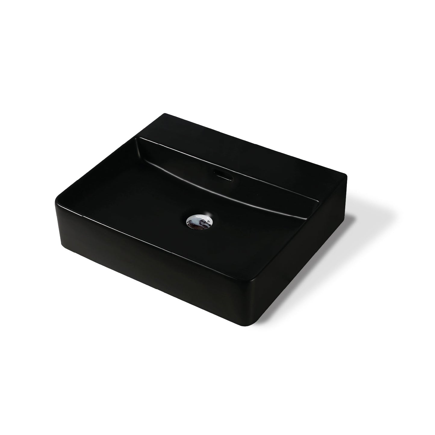 Cuenco Loza (183) Mod. Cuadrado Negro Mate 52X42X15.5 Fratelli