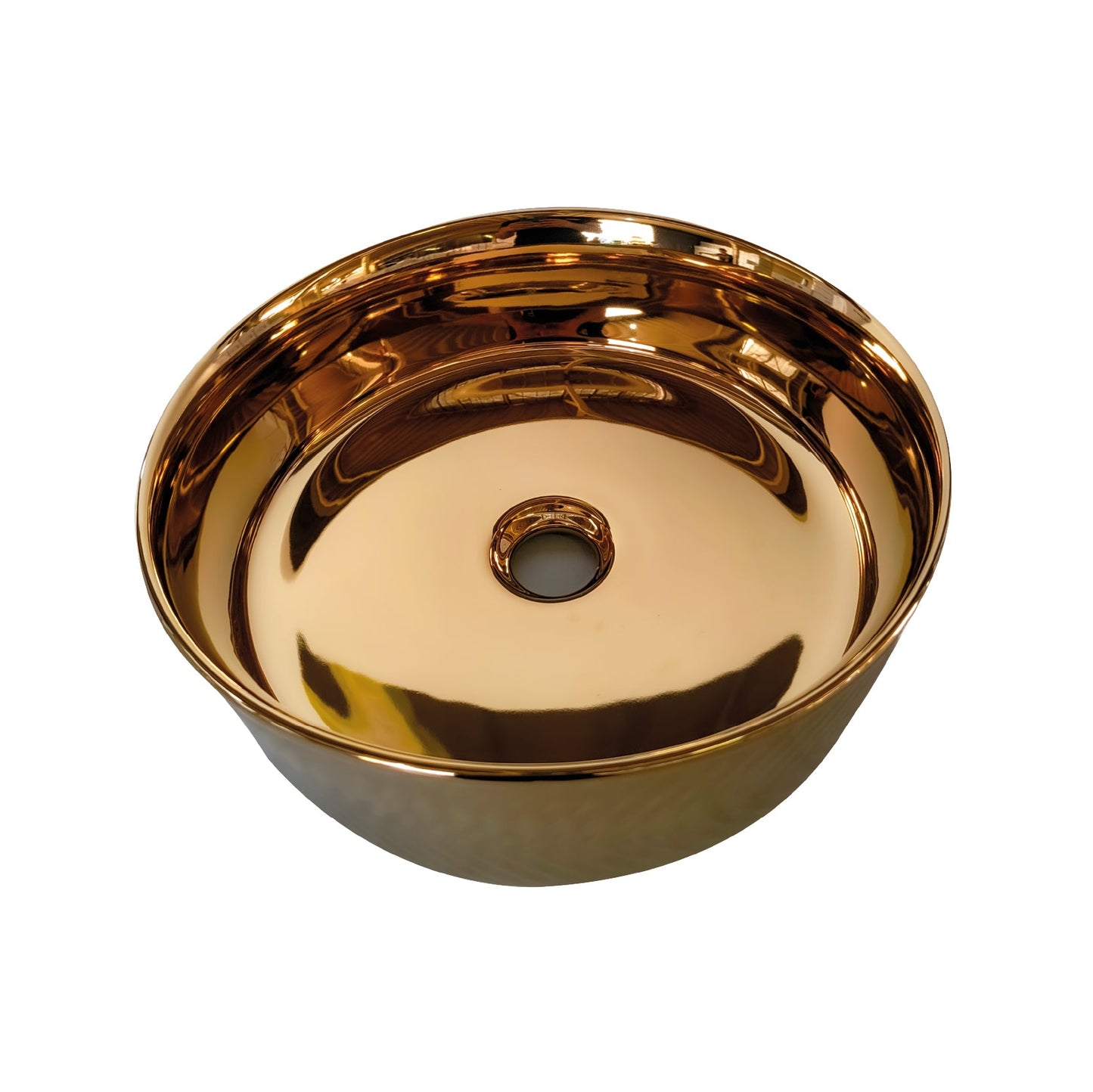 Cuenco Loza (333-G) Mod. Circular Dorado 36X36X12 - Fratelli