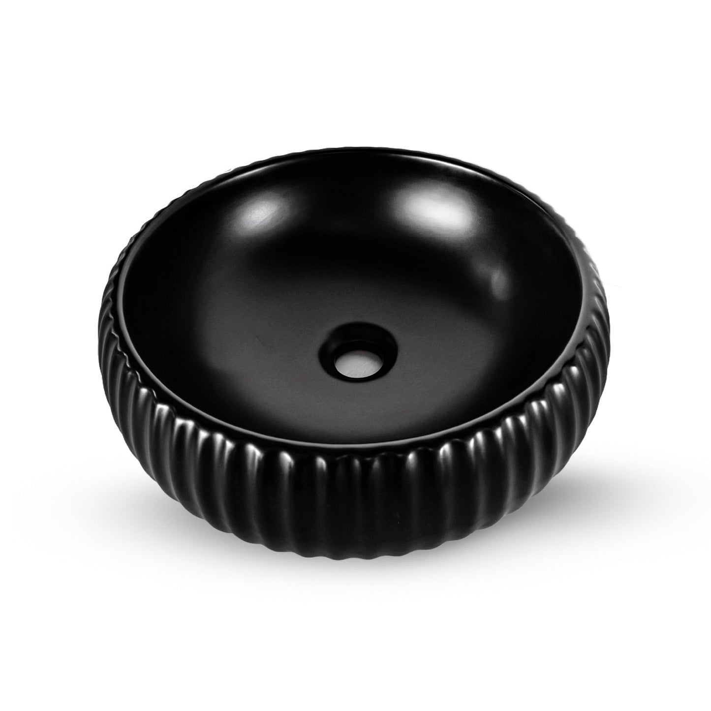 Bowl Loza (417) Mod. Circular Negro 40X40X13 - Fratelli
