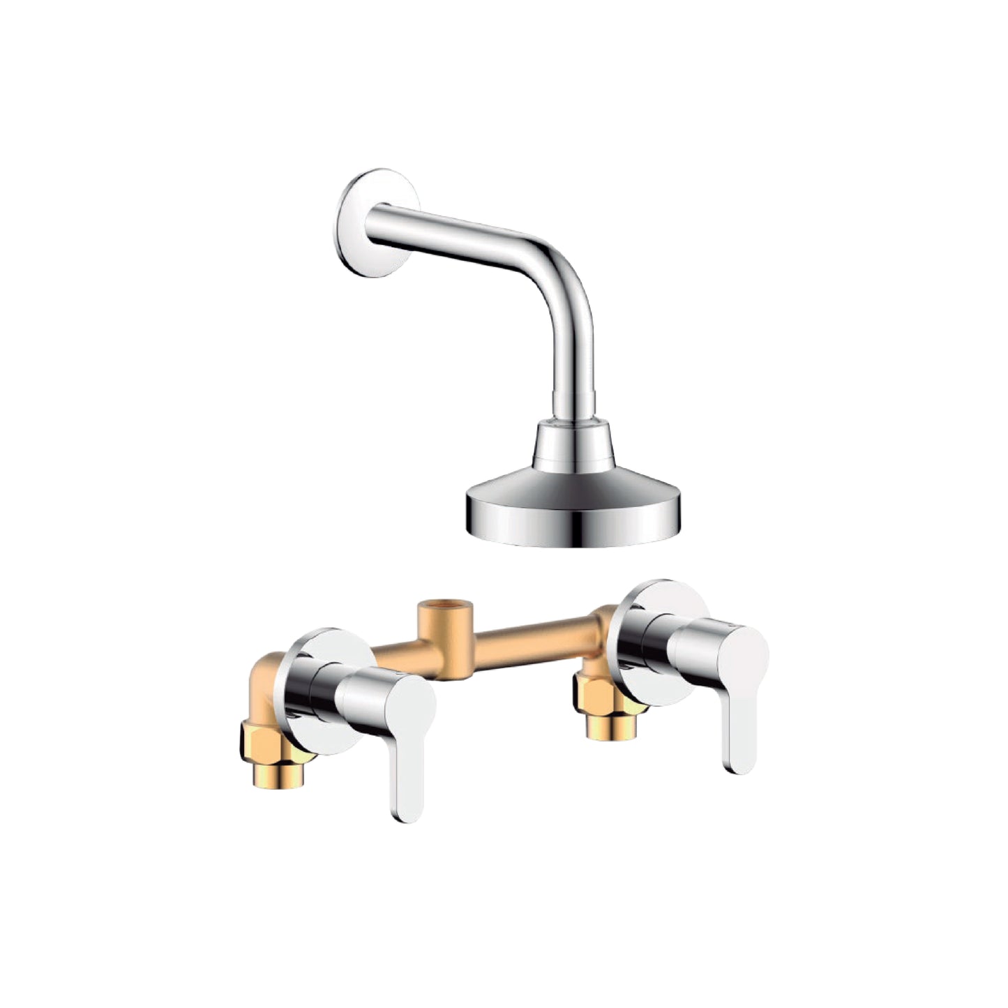 Mezcladora P/Ducha 8" C/Cabeza + Brz. -3005- New Style Aleta1 Fratelli