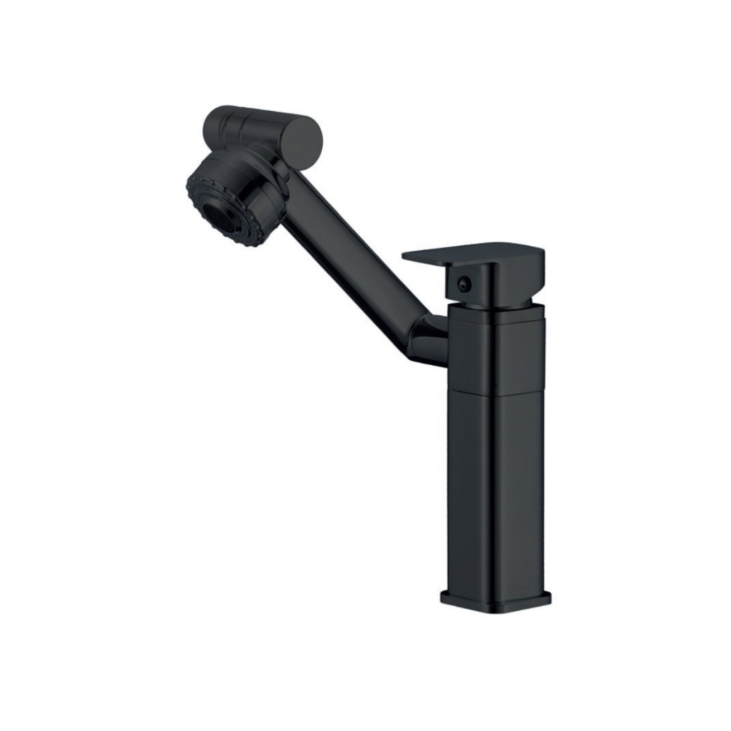 Mezcladora Giratoria P/Lavatorio NRVA C/2 Funciones - Black - Bronce - Fratelli