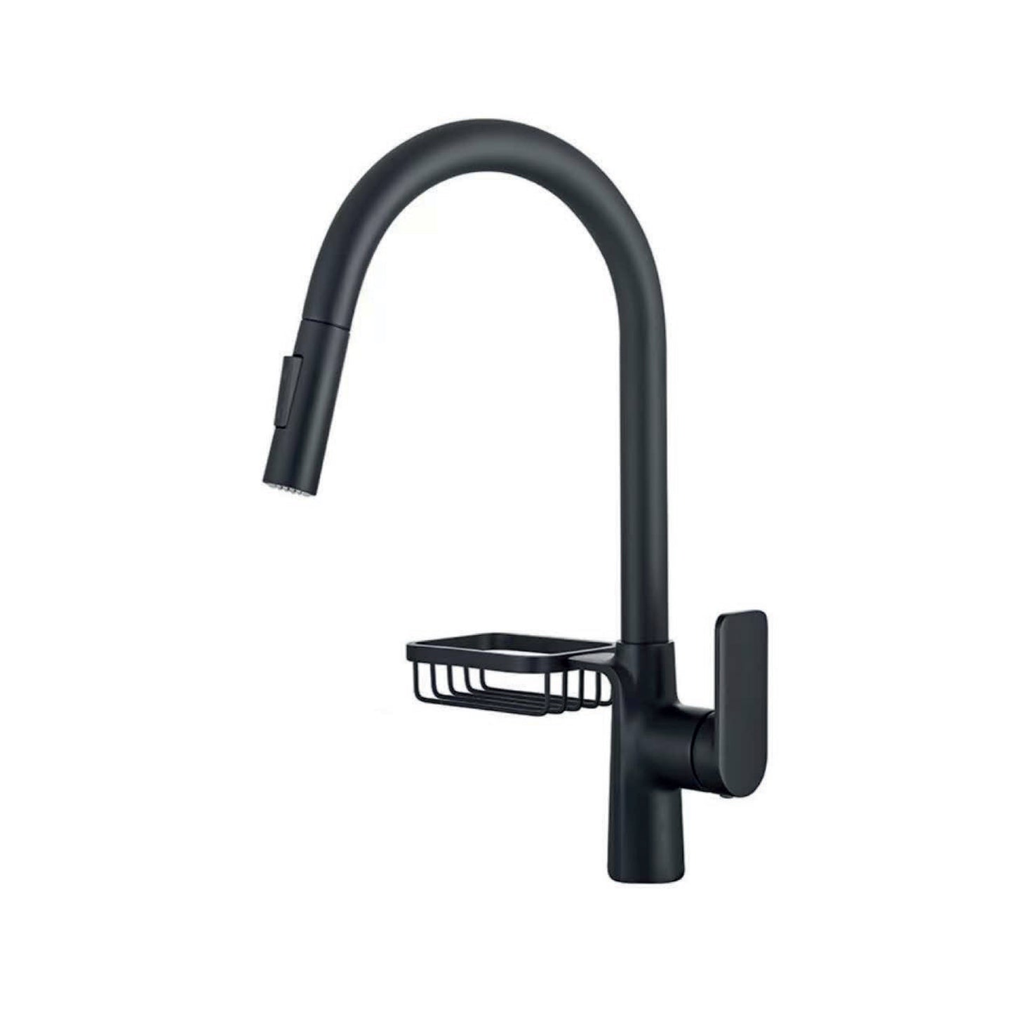 Mezcladora Monoc. P/Cocina al mueble extraíble MMI C/Jabonera C/2 Funciones Bronce Black - Fratelli Premium