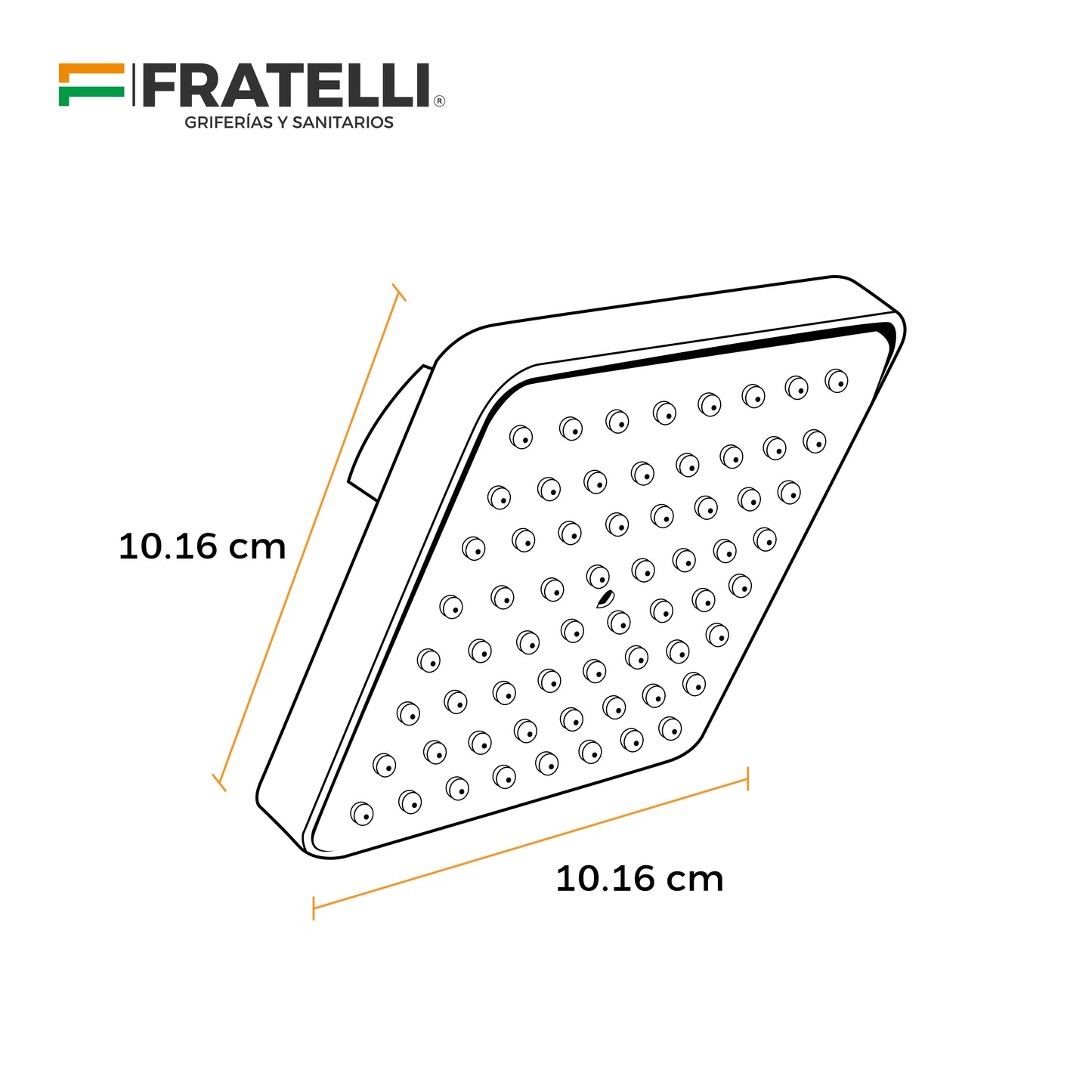 Cabeza D/Ducha Madrid Th-2515C Fratelli