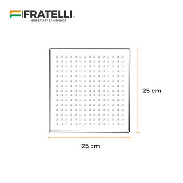 Cabeza D/Ducha (P) TH-2203C 10" Fratelli