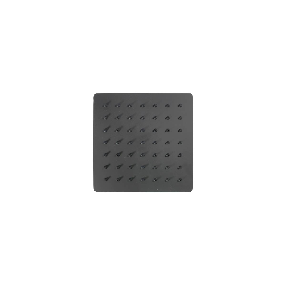 Cabeza D/Ducha Minimalista 6" Acero 304 C/Brazo De 40 Cm Black - Fratelli