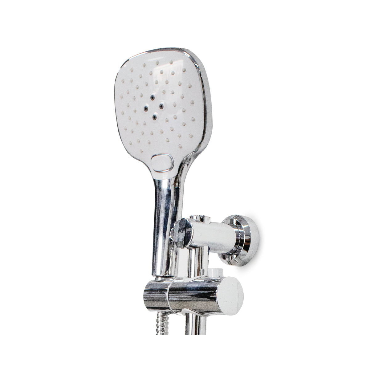 Ducha Telefono Cromada Con 3 Funciones S516 Con Barra Regulable Mang. Reforzada 1.80Mt Ss Fratelli