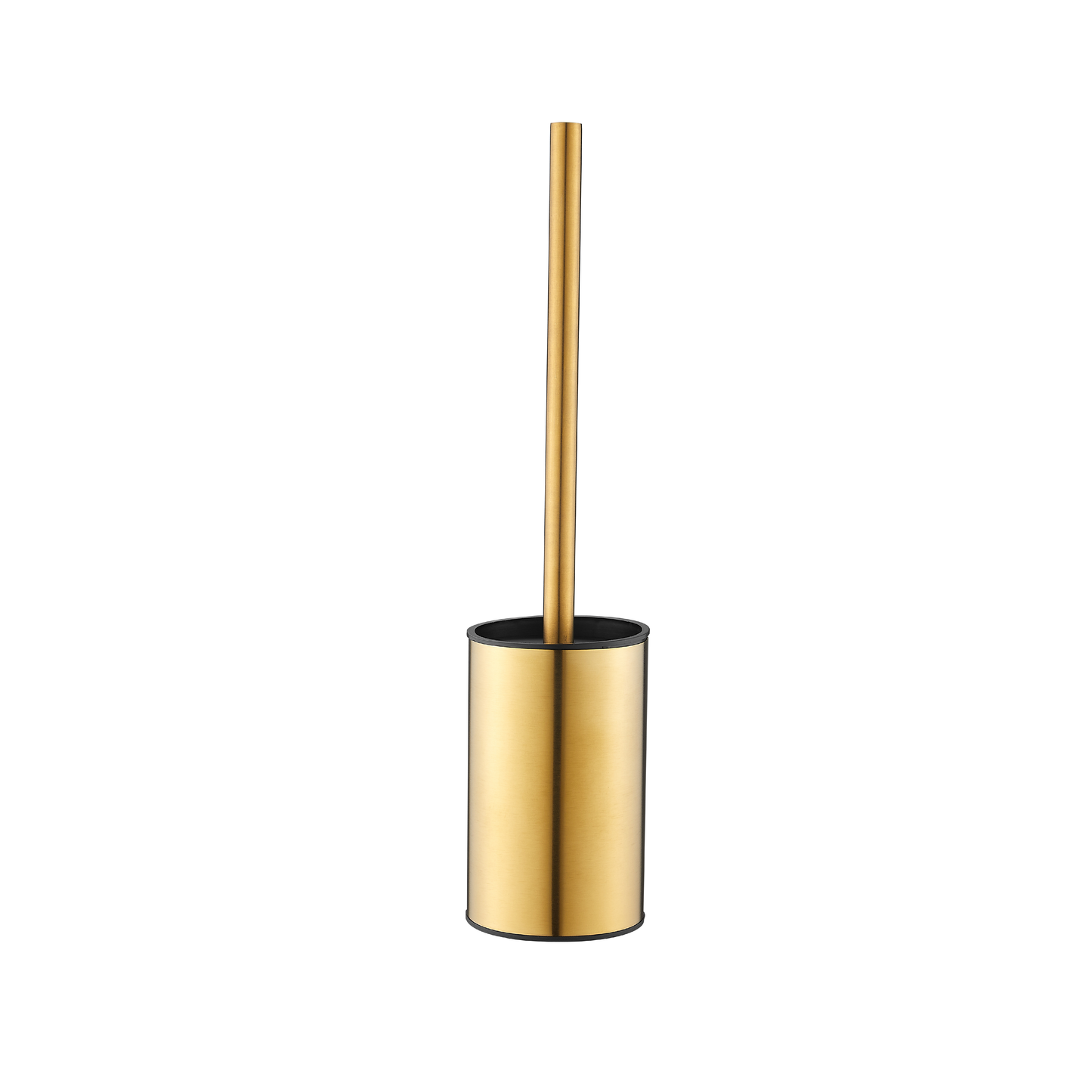 Porta Escobilla F9200-7 Base Redonda Minimalista Ss 304 Gold- Fratelli