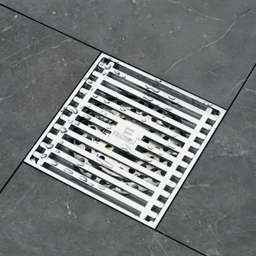 Sumidero 4" P/ Ducha De Bronce Cromado - Fratelli