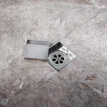 Sumidero Reversible Cromado -304 Sus 4"- Fratelli