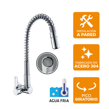 Llave P/Cocina SFNA Plus Pared S/P -BR
