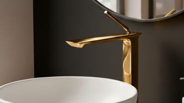 Mezcladora Monoc.P/Bowl (Alto) Bss-1 Bronce Gold - Fratelli Premium