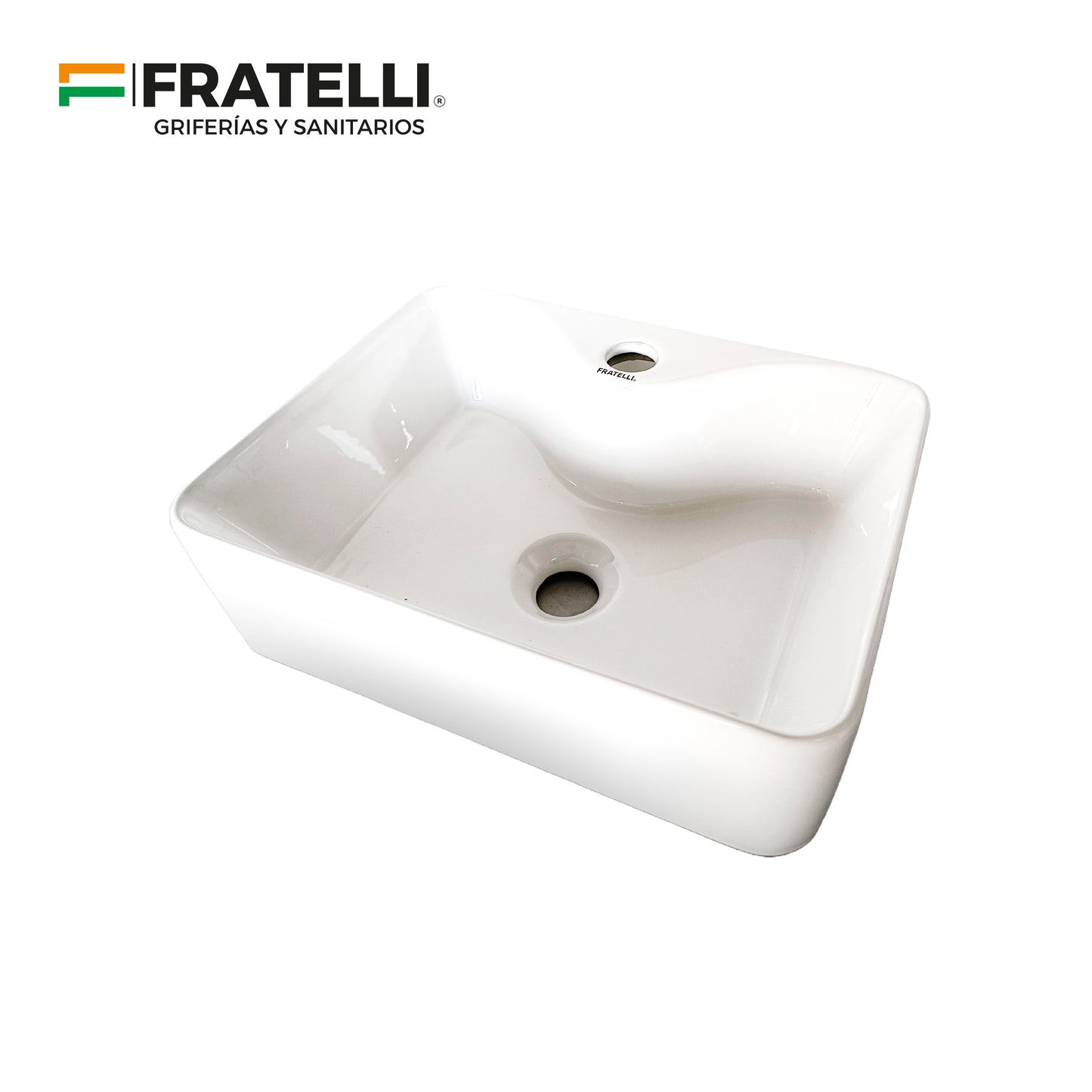 COMBO FRATELLI de Inodoro One Piece Loudres + Lavatorio Bowl Cuadrado 120D