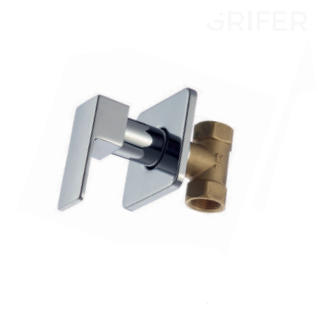 LLAVE P/DUCHA MINIMALISTA SANDS CROMADO -FRATELLI