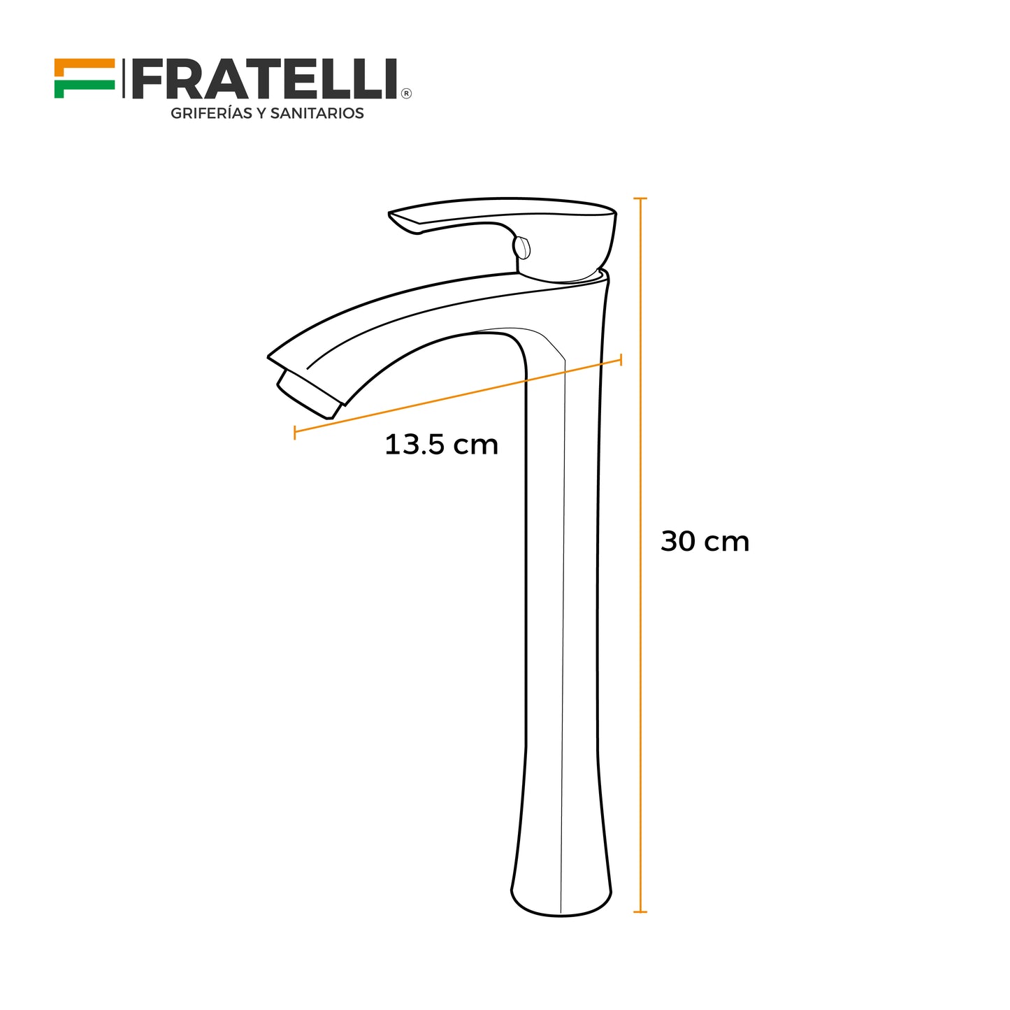 Llave Monoc. P/Bowl FDA-1 - Bright Gold - Fratelli