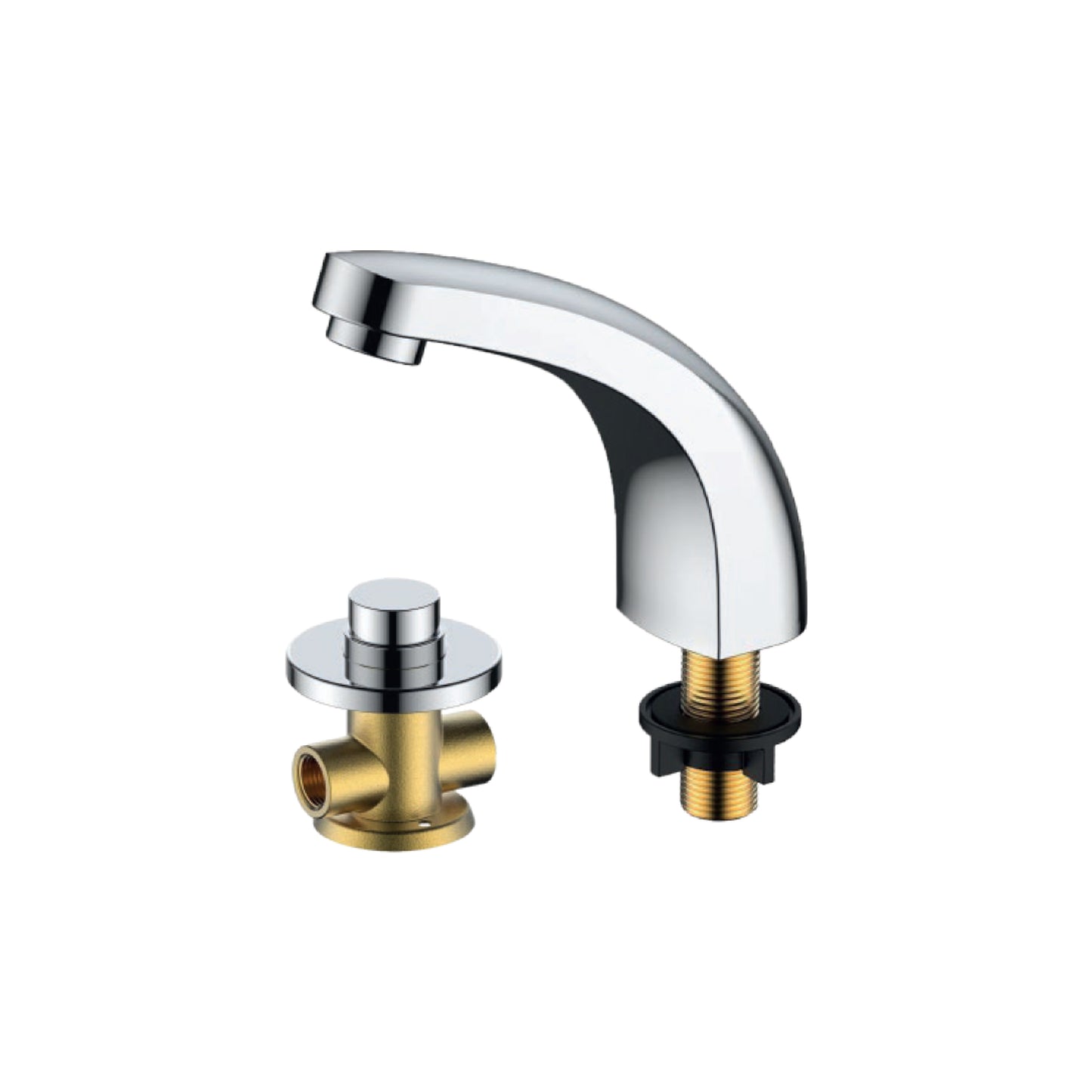 Llave P/Lavatorio-Mueble C/Temporizador en Piso - Fratelli