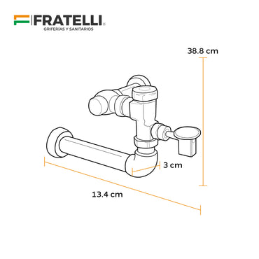 Fluxometros Pie (Pedal) - Gs8105-3 Fratelli