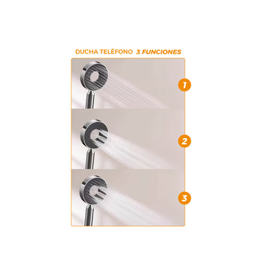 MEZCLADORA DE DUCHA ORBIS BLACK - FRATELLI SIGNATURE