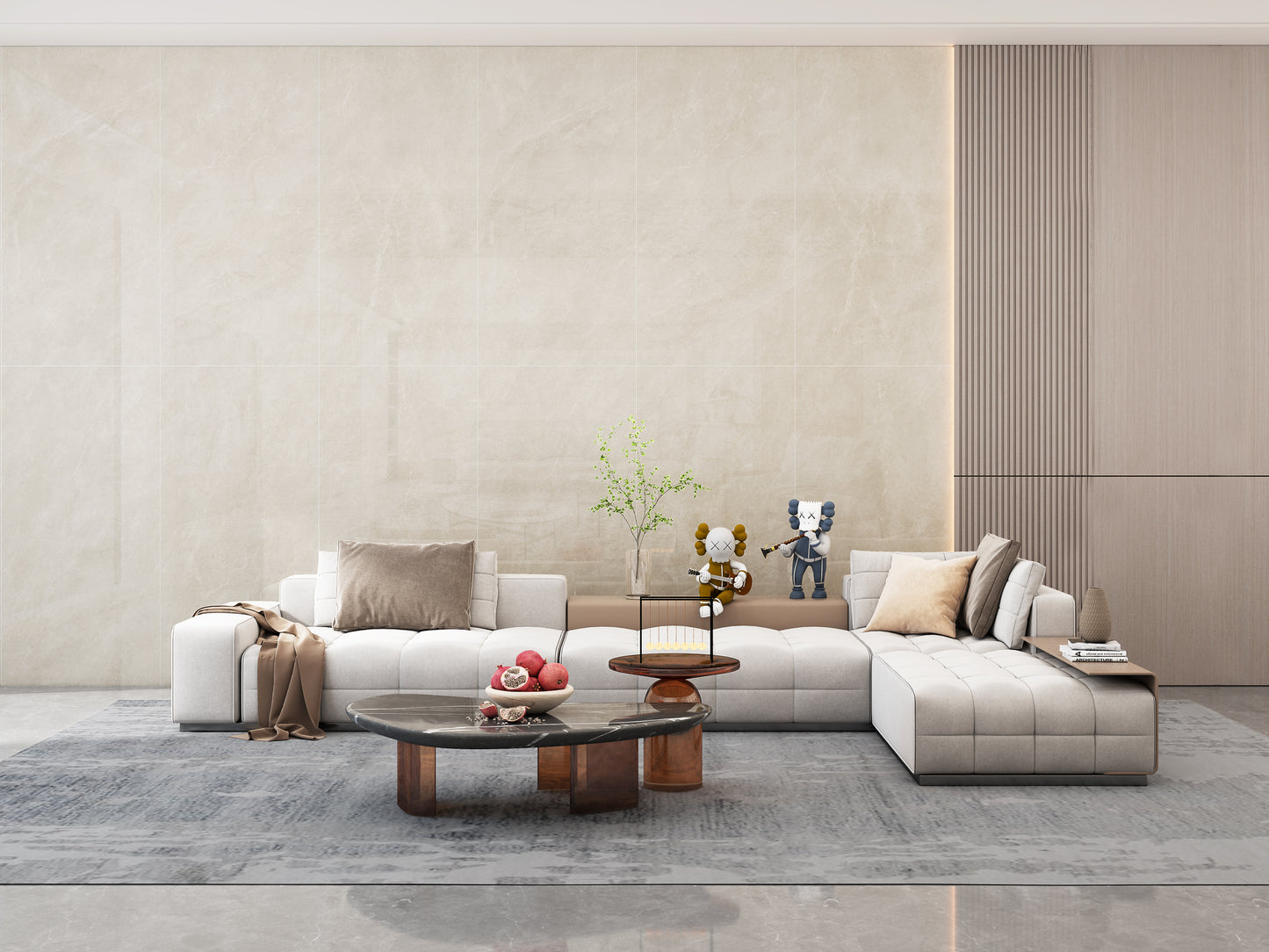 Porcelanato VPJ157005 Marmoleado Beige