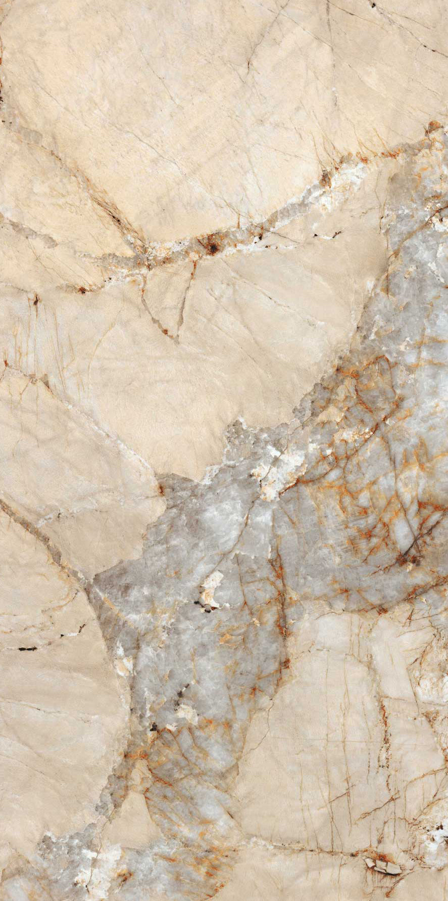 Porcelanato VPJ157040 Crema-gris marmoleado