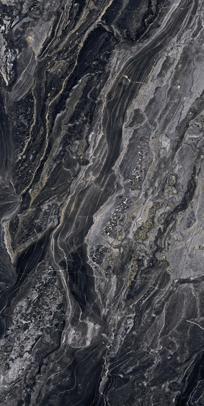 Porcelanato VPKG1890009 Negro-Gris Marmoleado