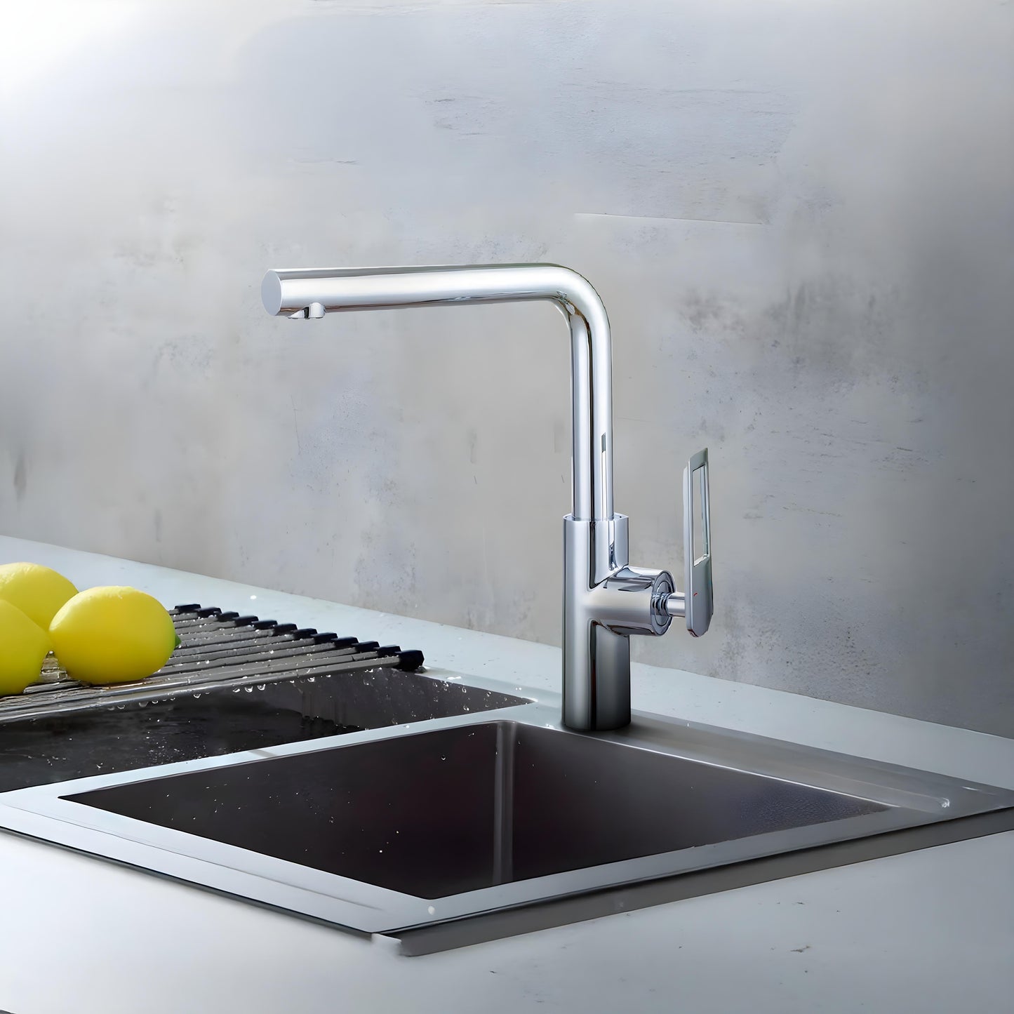 Mezcladora Monoc. P/Cocina Al Mueble Sexy Soul Bronce Cromado - Fratelli Premium
