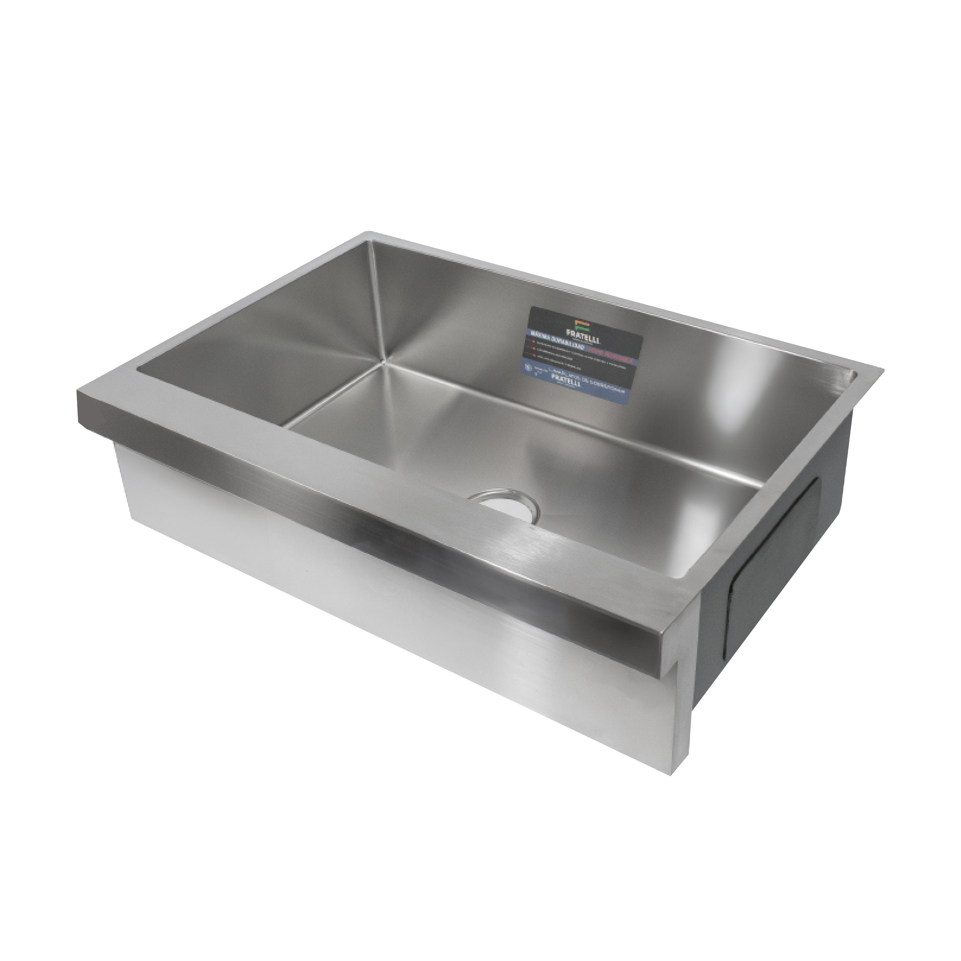 LAVADERO STAINLESS P/MARMOL SIGNATURE 83.8X55.9X23CM - FRATELLI