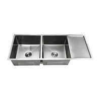 Lavadero Stainless P/Marmol Doble Poza Signature 120X50X23Cm - Fratelli