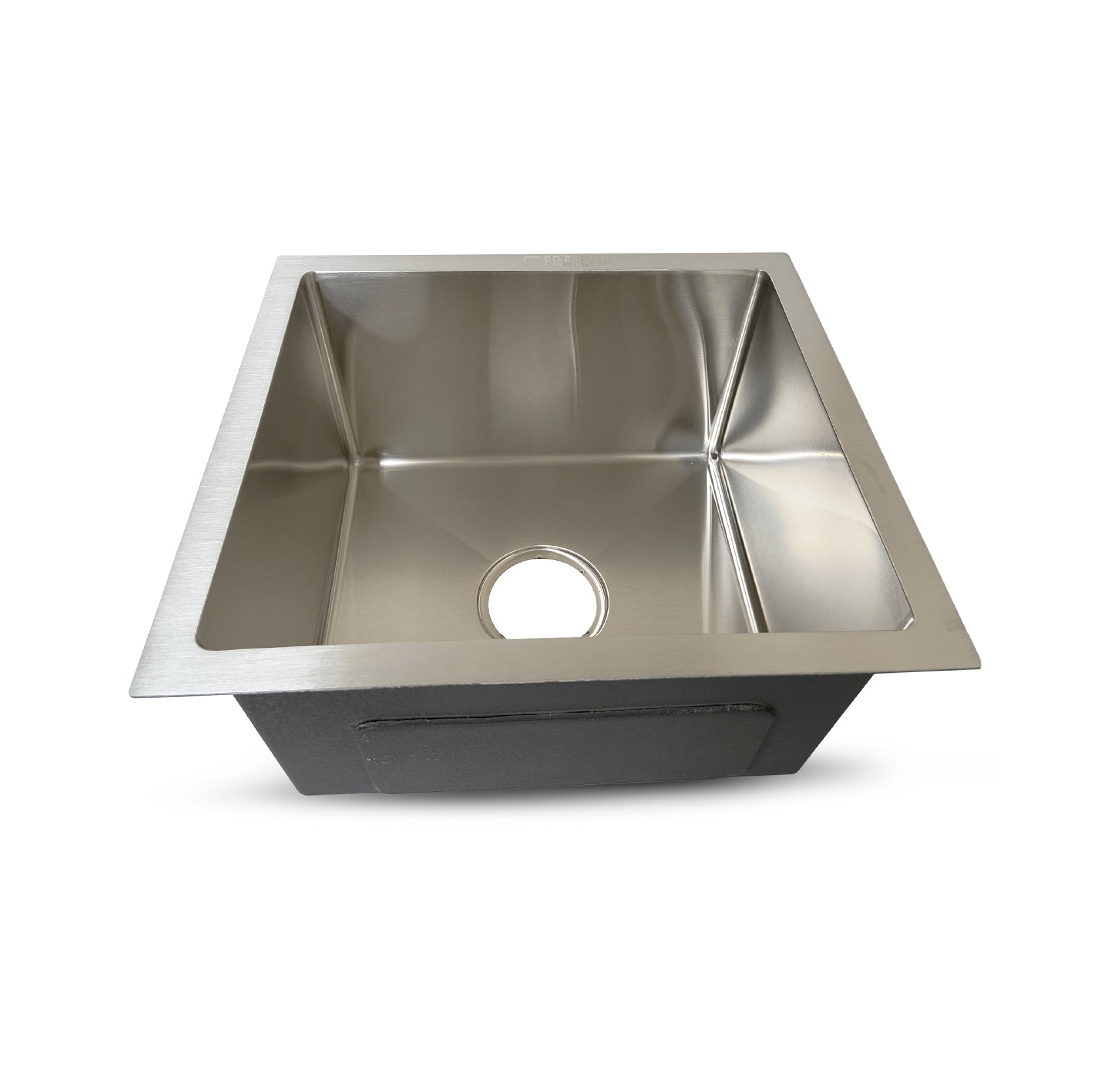 Prm-4339S Lavadero Prime De Acero Inox. Satinado C/Desague Y Canastilla 43X39X23Cm - Fratelli