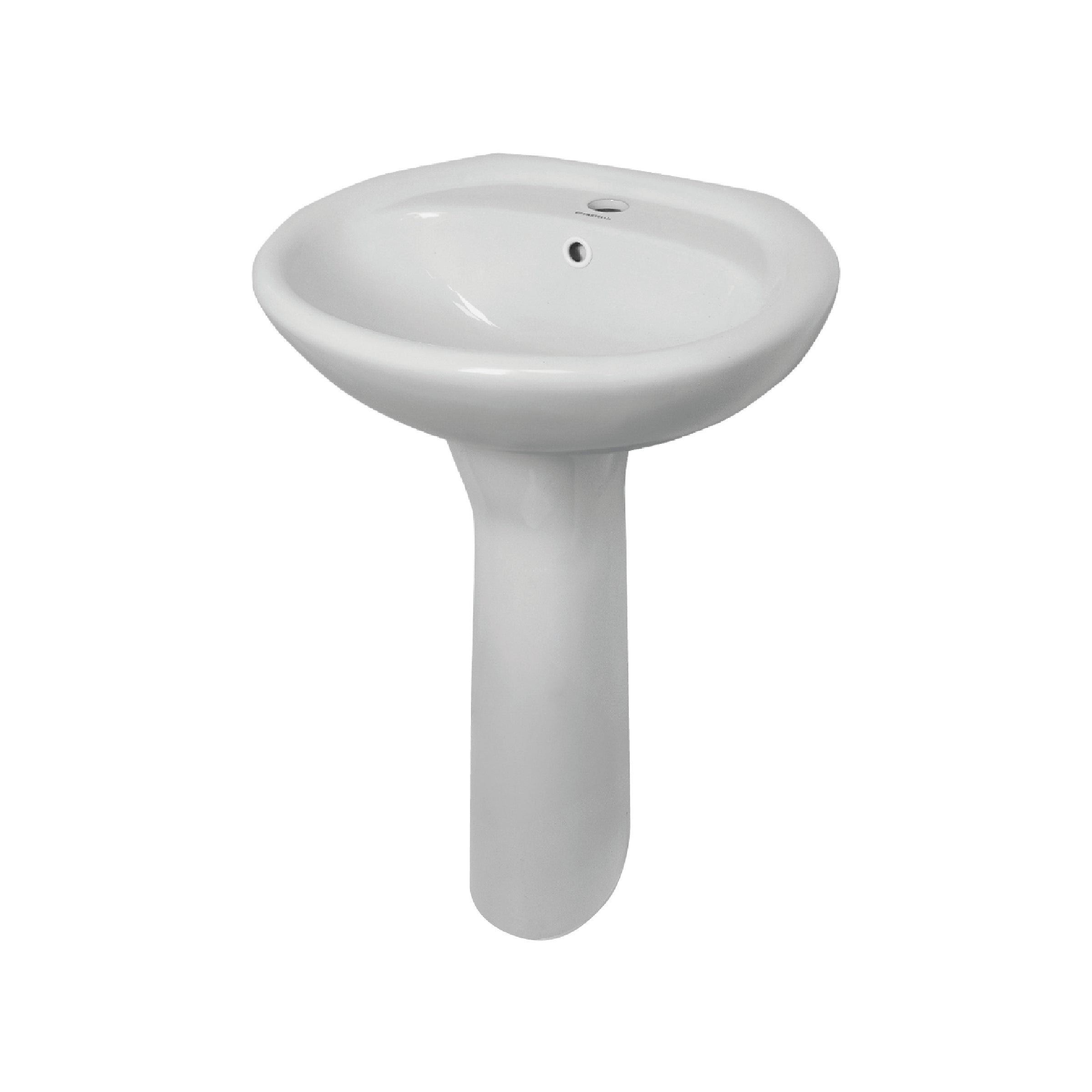Lavatorio  + Pedestal Selene Blanco (490X420X840) - Fratelli