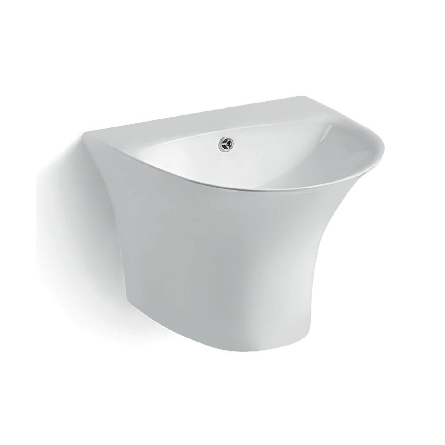 LAVAMANO FLOTANTE MINIMALISTA CAMELIA BLANCO (48X46.5X37) - FRATELLI PREMIUM