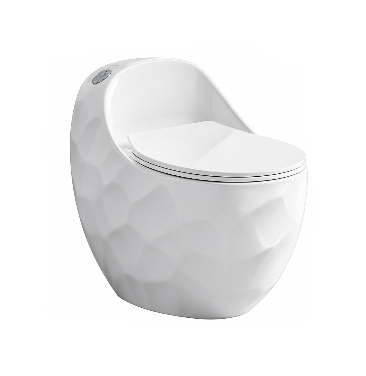 INODORO ONE PIECE ROCOSO AFRODITA + TAPA ASIENTO Y ACCES. BLANCO (650X430X600) - FRATELLI PREMIUM