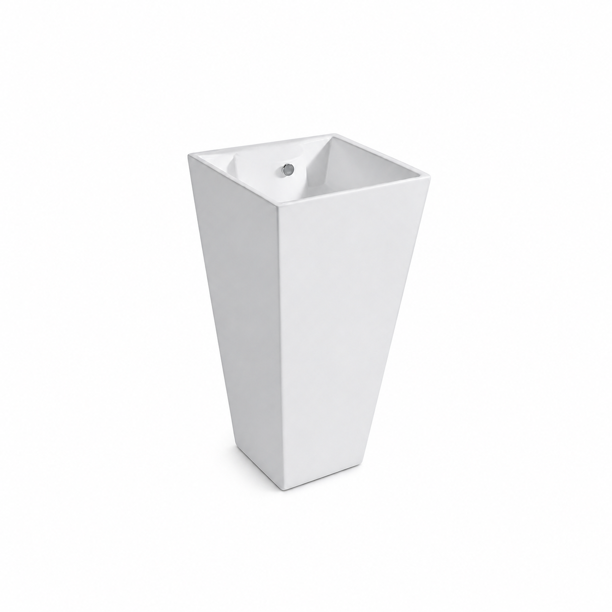 LAVATORIO PEDESTAL IRS MINIMALISTA  BLANCO (470X470X830) - FRATELLI PREMIUM