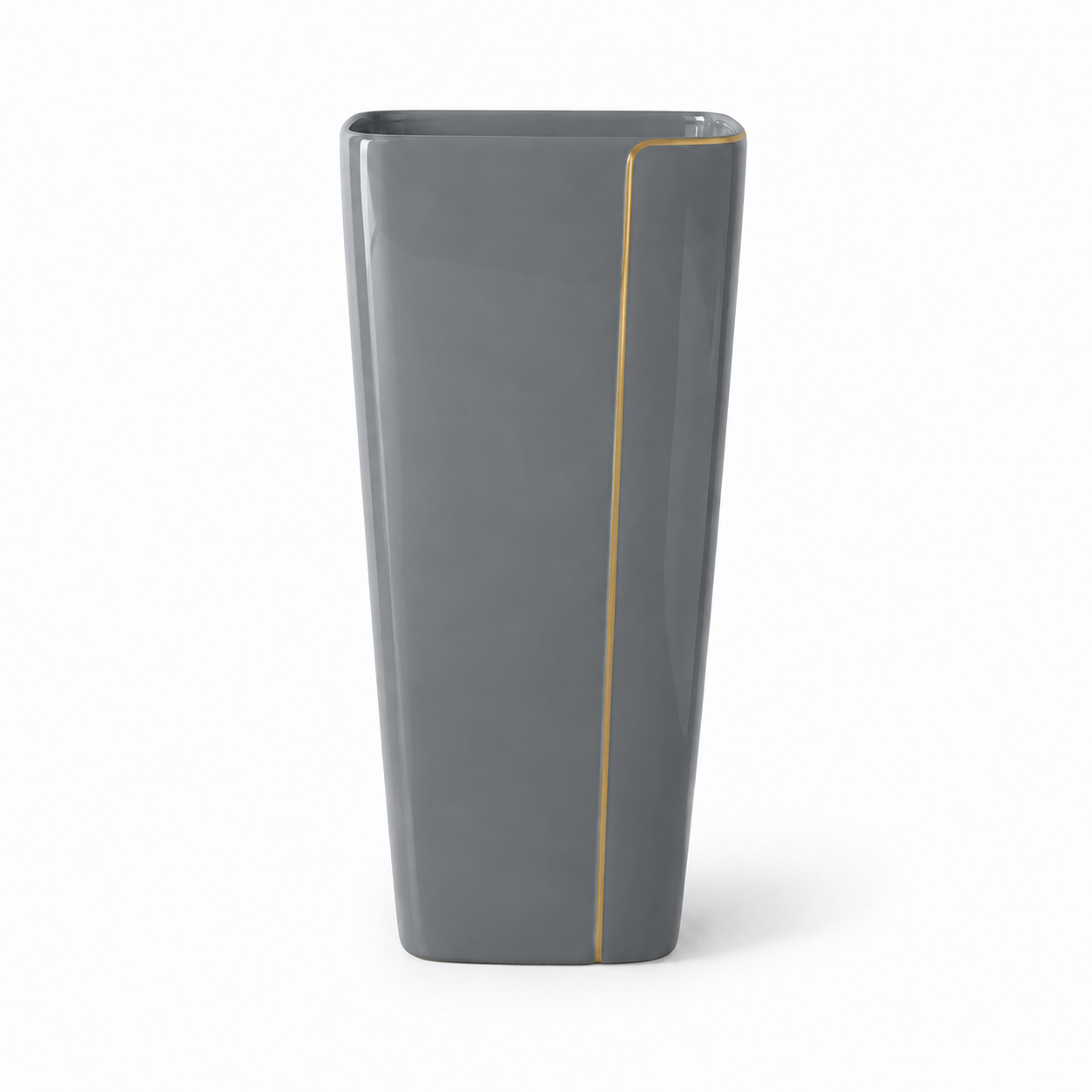 LAVATORIO PEDESTAL LIORA MINIMALISTA GRIS C/LINEA DORADA (44X36.5X86) - FRATELLI PREMIUM (Copia)