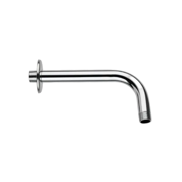 BRAZO D/DUCHA REDONDO 20 CM ACERO INOXI. C/CANOPLA CROMADO -FRATELLI