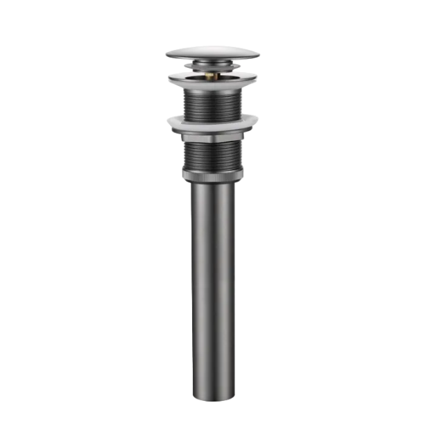 DESAGUE PUSH GRANDE S/REBOSE P/BOWL GUN GRAY - FRATELLI PREMIUM
