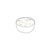 Bowl Loza (515) Mod Circular Blanco 40X40X14 Fratelli