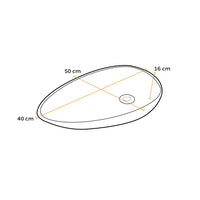 Bowl Loza (206A) Mod.Hoja Blanco 58X35X10.5 Fratelli 2021