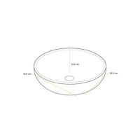 Bowl Loza (Xs-0303) Mod Circular Bone 32X32X13 Fratelli