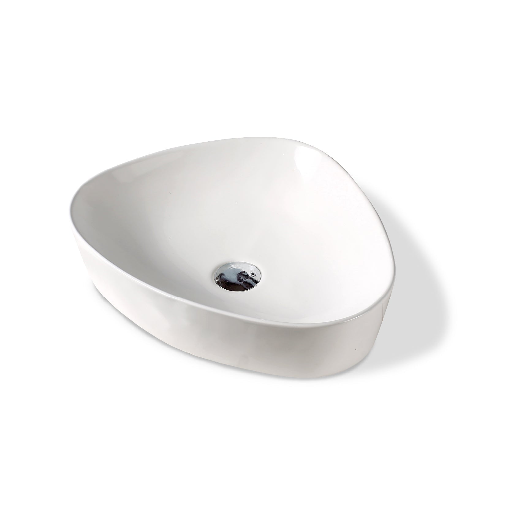 Bowl Loza (P148) Mod. Triangular Blanco 50X40.5X10.5 Fratelli