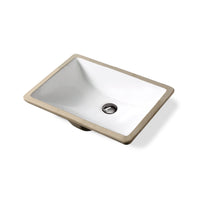 Bowl Loza (F2101) Mod. Cuadrado Blanco P/Empotrar 53.5X35X19 Fratelli