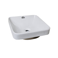 Bowl Loza (326) Mod.Cuadrado Blanco 43X43X16 - Fratelli