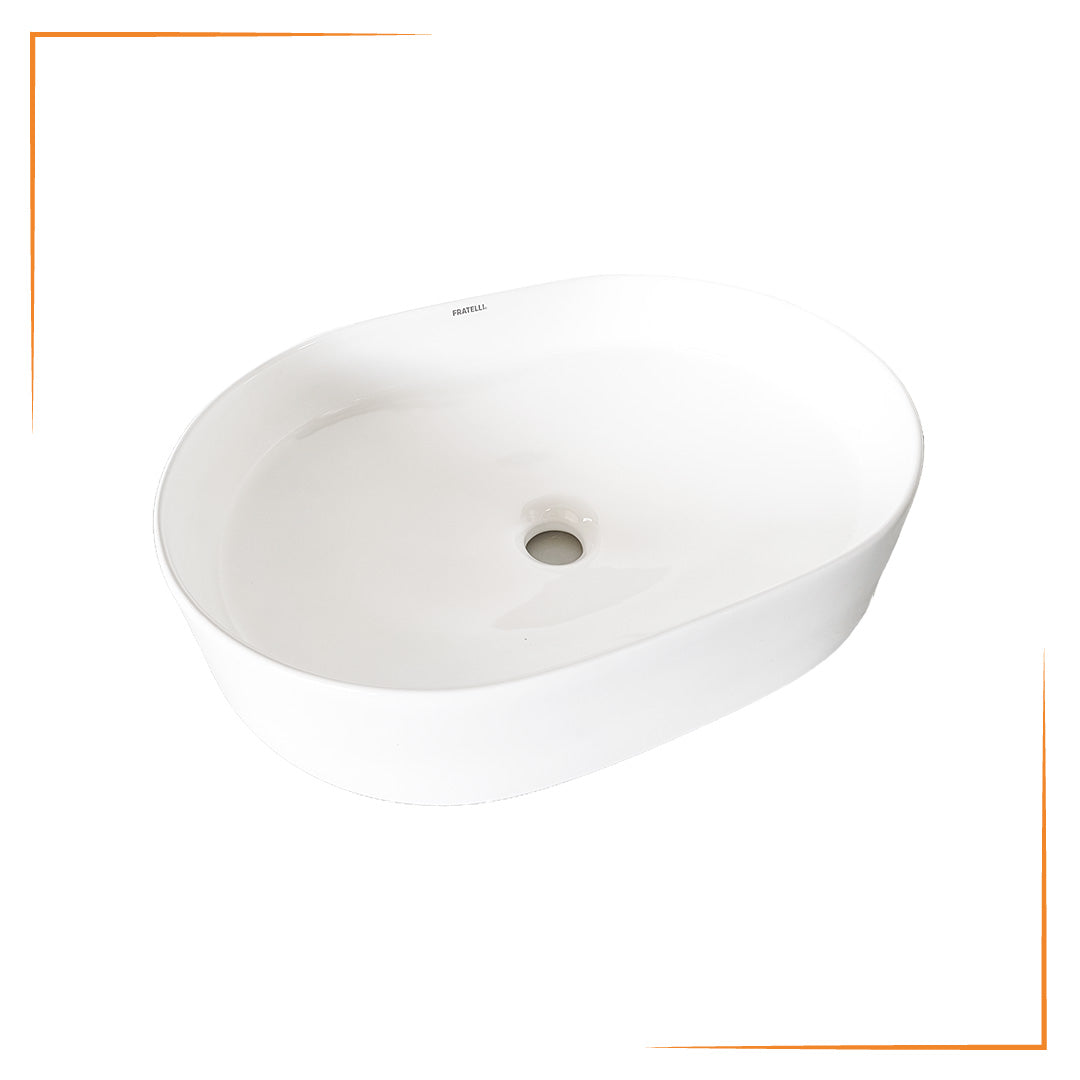 BOWL LOZA (086) MOD. OVALADO BLANCO 50X37X13.5 - FRATELLI