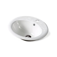 Ovalin P/Sobreponer (4741) Ovalado Blanco 47X41X19.5 -  Fratelli