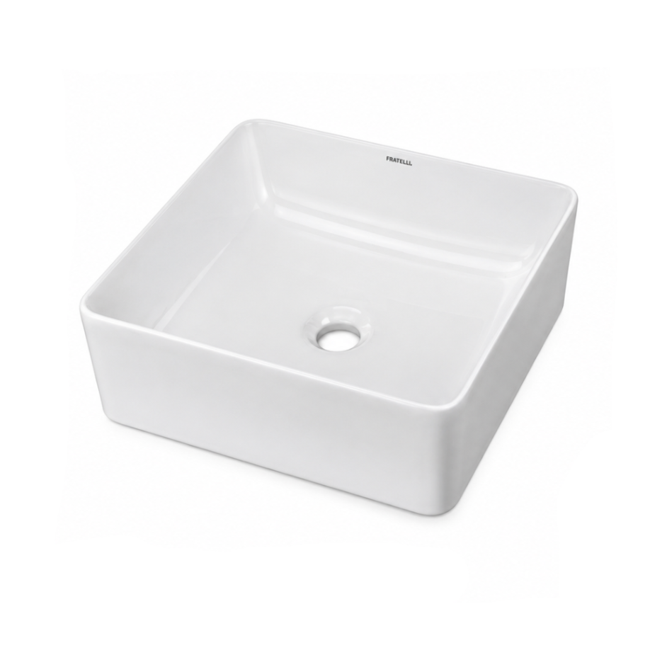 BOWL LOZA (F05) MOD. CUADRADO BLANCO 360X360X130 FRATELLI