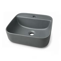 BOWL LOZA (150A) MOD.CUADRADO MATE GRIS 39X39X14 FRATELLI
